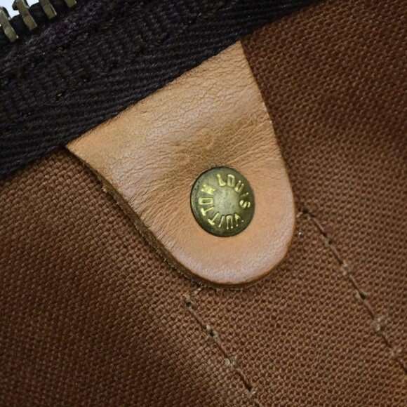 LOUIS VUITTON Keepall 50 Travel Hand Bag Monogram Leather Brown - Picture 16 of 16